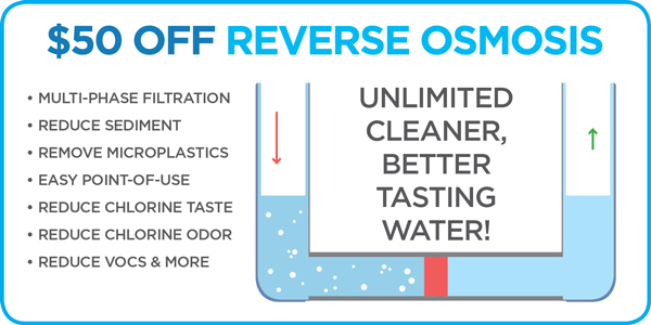 $50 Off New Reverse Osmosis Installation by The Jayson Company