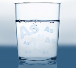 Glass of water suggesting the presence of Arsenic in drinking water